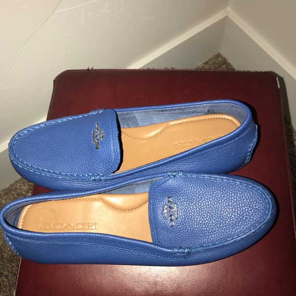 Blue coach loafers Clearance